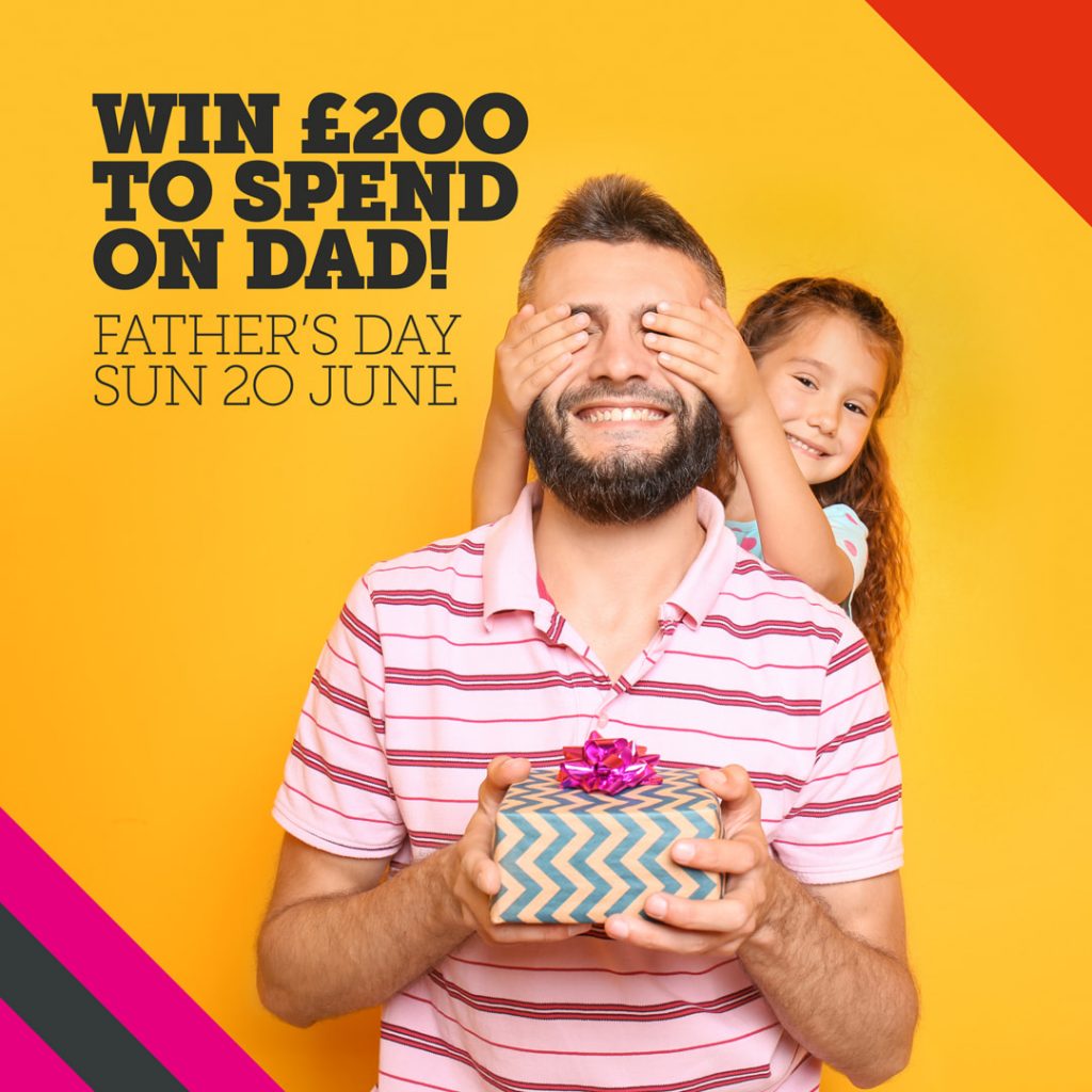 Win dad £200 for father's day