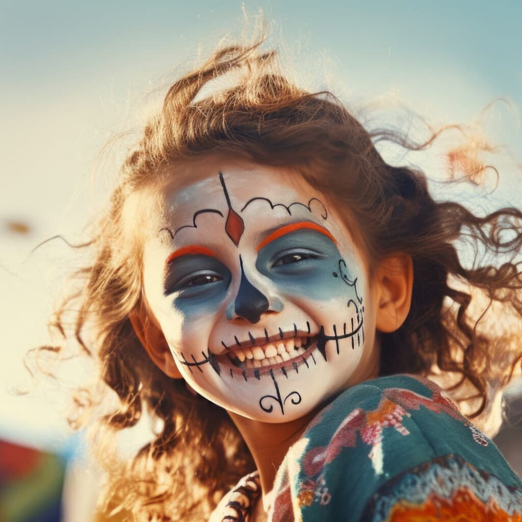 Halloween face paints